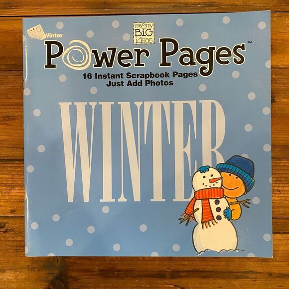 Power Page Instant Scrapbook Set of 5 Spring, Summer, Fall, Winter, School Days - Picture 9 of 16
